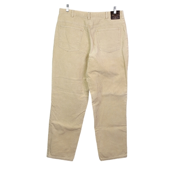 Lee Dungarees Loose Straight Leg Light Tan Corduroy Pants Men's 36x34 - Picture 8 of 13